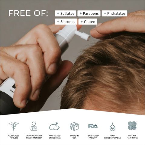 Serum kích thích mọc tóc SPECTRAL.F7 60ml - Giải pháp cho tóc mỏng và gãy rụng từ Ds Laboratories cho cả nam nữ