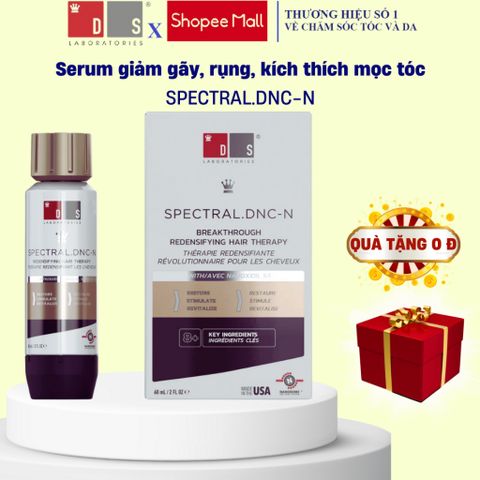 Serum Kích Thích Mọc Tóc SPECTRAL.DNC-N 60ml - Giảm Rụng Tóc, Tăng Mật Độ và Độ Dày Tóc, Công Thức Nanosome Hàng Đầu Mỹ