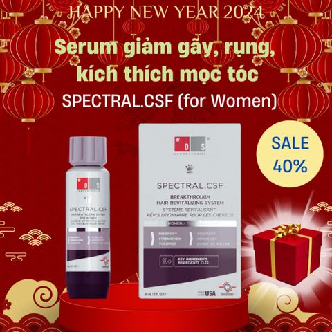 Serum Kích Thích Mọc Tóc SPECTRAL.CSF 60ml Dành Cho Phụ Nữ - Giảm Rụng Tóc và Tăng Mật Độ Tóc Khỏe Mạnh, DS Laboratories