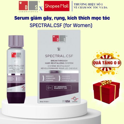 Serum Kích Thích Mọc Tóc SPECTRAL.CSF 60ml Dành Cho Phụ Nữ - Giảm Rụng Tóc và Tăng Mật Độ Tóc Khỏe Mạnh, DS Laboratories