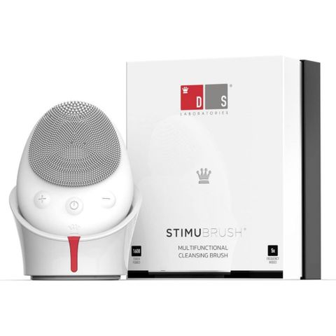 Máy rửa mặt thông minh STIMUBRUSH - Cleansing Facial Massage for Smooth Skin, Tẩy Tế Bào Chết và Giảm Mụn, Hàng Mỹ