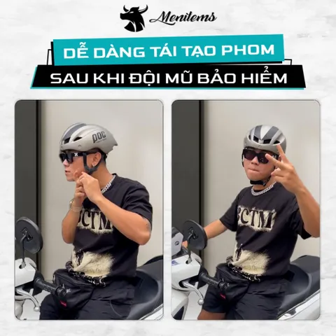 Sáp Vuốt Tóc Nam Menitems Tropical Wind 100gr - Giữ Phom Tóc Tự Nhiên 10 Giờ, Hương Nước Hoa, Dưỡng Tóc Mềm Mại