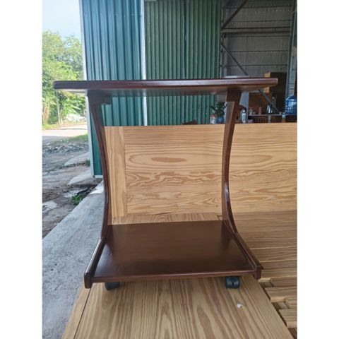 Kệ Đa Năng Gỗ Thông Mỹ - Bàn Làm Việc & Tủ Đầu Giường Có Bánh Xe Di Chuyển - Thiết Kế Thực Dụng Cho Ngôi Nhà Bạn
