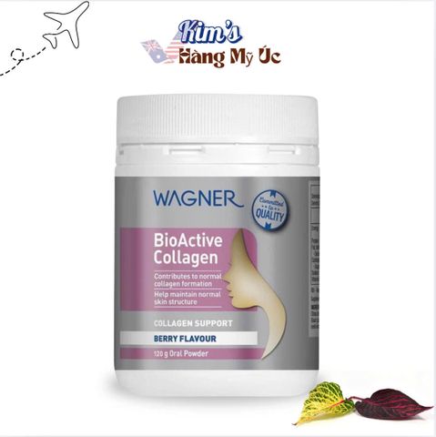 Collagen bột Wagner Bioactivecollagen berry flavor 120g hàng Úc 365657