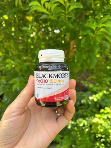 Blackmores CoQ10 150mg - Viên uống hỗ trợ sức khỏe tim mạch, tăng cường mạch máu, 30 viên nhập khẩu chính ngạch từ Úc