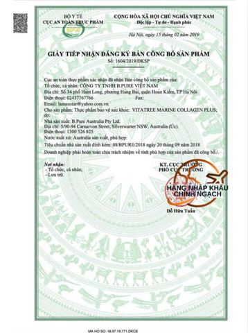 Viên Uống Vitatree Marine Collagen Plus 100 Viên - Giúp Đẹp Da, Tóc, Móng - Hỗ Trợ Lão Hóa, Tăng Cường Sức Khỏe Phụ Nữ