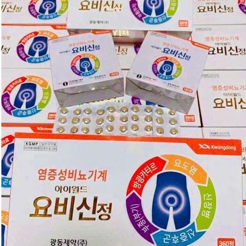Bổ thận, bàng quang, tiết niệu Kwangdong Hàn Quốc 360 viên