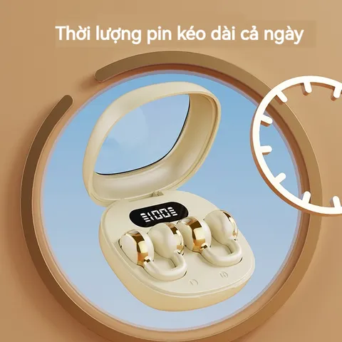 Tai Nghe Không Dây X31 Bluetooth 5.4 - Âm Thanh Nổi HiFi, Thiết Kế Công Thái Học, Thời Gian Sử Dụng 6 Giờ - Tai Nghe Kẹp Tiện Lợi