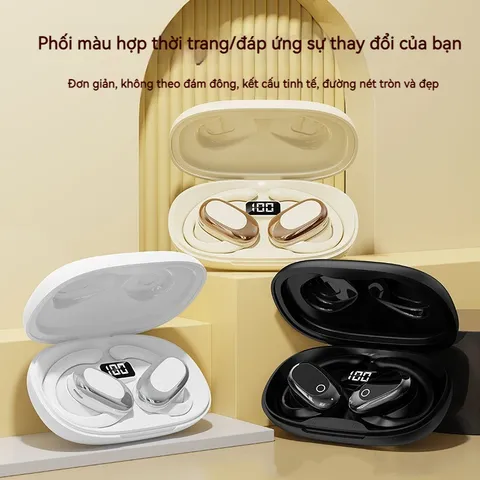 Tai Nghe Không Dây GT735 OWS - Bluetooth 5.4 Chống Nước, Điều Khiển Cảm Ứng, Tai Nghe Thể Thao Tích Hợp Micrô Chống Ồn