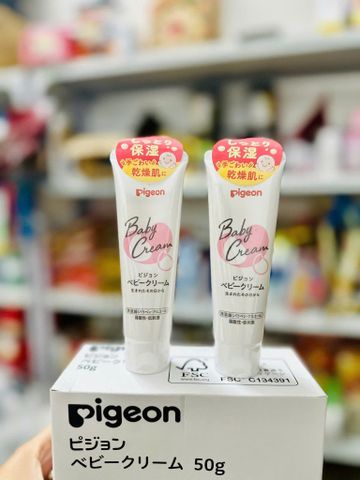 Kem Nẻ Pigeon Baby Cream Nhật Bản - Dưỡng Da Nhạy Cảm Cho Trẻ Sơ Sinh Từ 0 Tháng - Chống Nẻ, Bảo Vệ Da Dịu Nhẹ