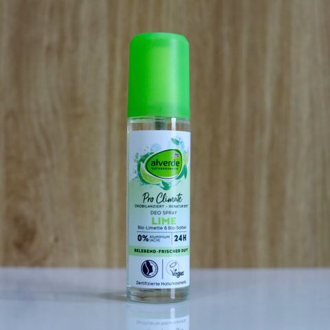 Xịt Khử Mùi Alverde Naturkosmetik Hương Chanh Tươi 75ml - An Toàn Cho Mọi Loại Da, Không Chứa Nhôm, Thoáng Khí Suốt Ngày