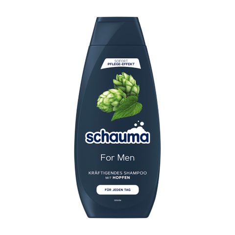 Dầu gội Schauma For Men 400ml - Chăm sóc tóc nam giới, làm sạch sâu, hương thơm tươi mát, phù hợp với mọi loại tóc.