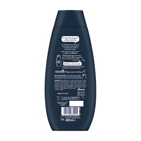 Dầu gội Schauma For Men 400ml - Chăm sóc tóc nam giới, làm sạch sâu, hương thơm tươi mát, phù hợp với mọi loại tóc.