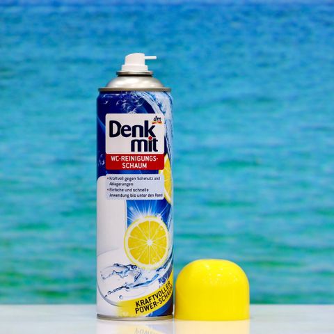 Xịt vệ sinh bồn cầu Denkmit hương chanh, 500ml
