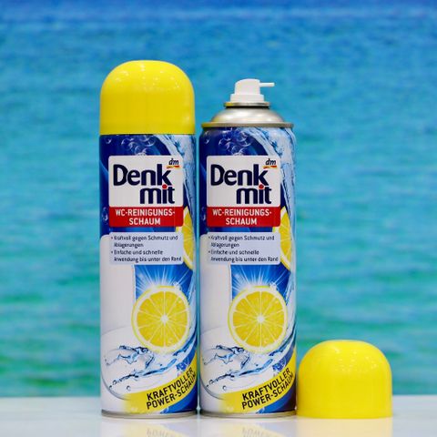 Xịt vệ sinh bồn cầu Denkmit hương chanh, 500ml