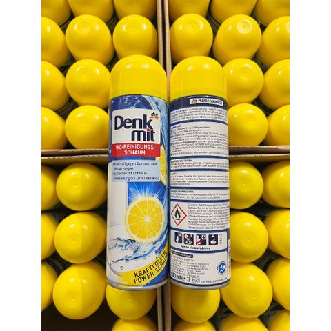 Xịt vệ sinh bồn cầu Denkmit hương chanh, 500ml