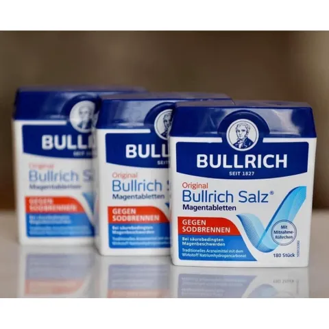 Viên Uống Hỗ Trợ Tiêu Hóa Bullrich Salz 180 Viên - Giảm Ợ Nóng, Khó Chiu, Hàng Đức Chính Hãng