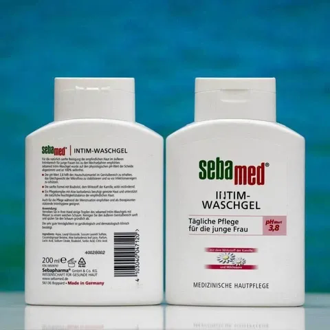 Dung dịch vệ sinh phụ nữ Sebamed pH 3.8 200ml - Chất lượng 5 sao từ Đức, an toàn và hiệu quả cho vùng kín, không xà phòng.