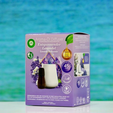 Máy khuếch tán tinh dầu Air Wick hương Oải Hương Lavendel - Giải pháp thư giãn cho không gian sống tươi mát, an toàn cho sức khỏe.