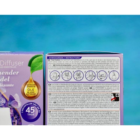 Máy khuếch tán tinh dầu Air Wick hương Oải Hương Lavendel - Giải pháp thư giãn cho không gian sống tươi mát, an toàn cho sức khỏe.