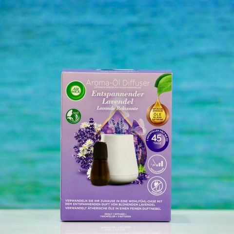 Máy khuếch tán tinh dầu Air Wick hương Oải Hương Lavendel - Giải pháp thư giãn cho không gian sống tươi mát, an toàn cho sức khỏe.