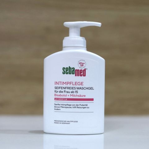 Gel Rửa Phụ Khoa Sebamed Intim Pflege Waschgel 200ml - Duy Trì Cân Bằng pH 3.8, Dịu Nhẹ, An Toàn Cho Da Nhạy Cảm
