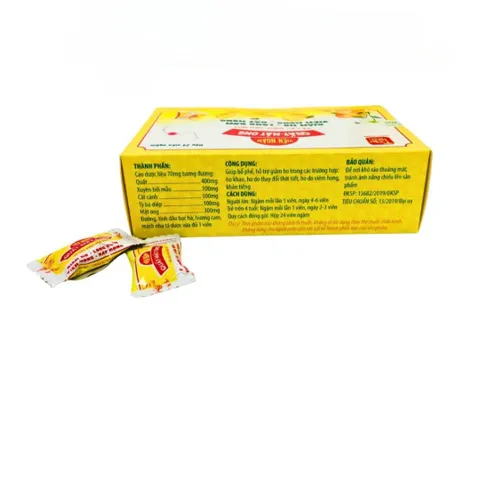 Viên Ngậm Ho Tâm Việt Quất Mật Ong - Hỗ Trợ Giảm Ho, Đau Họng, Bổ Phế - Hộp 24 Viên Chất Lượng Cao, An Toàn Cho Gia Đình