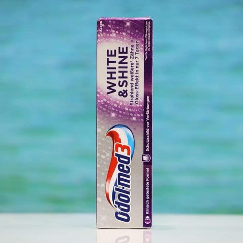 Kem Đánh Răng Odol-med3 White&Shine 75ml - Siêu Trắng, Làm Mịn và Bảo Vệ Răng, Công Nghệ Micro Gloss Pearl, Nụ Cười Tự Tin