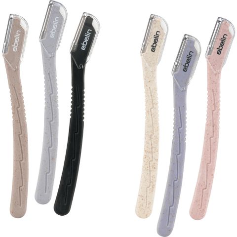 Set 3 Dao Cạo Lông Mày Ebelin Đức - Dụng Cụ Tạo Dáng Lông Mày Nhỏ Gọn, Tiện Lợi, An Toàn cho Phụ Nữ