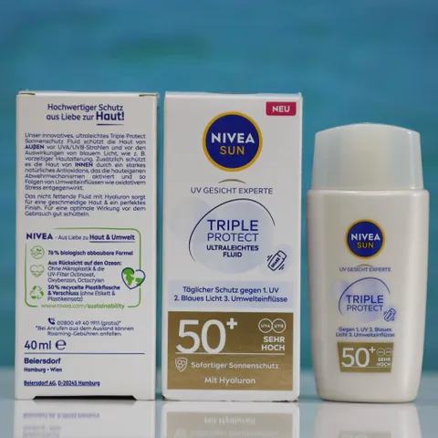 Kem chống nắng Dưỡng Da Nivea Triple Protect - LSF50, 40ml