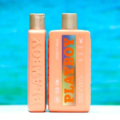 Sữa tắm Playboy KEEP IT REAL 250ml - Hương quýt, dâm bụt & xạ hương, Dưỡng ẩm & Làm sạch da, Sản phẩm thuần chay từ Đức