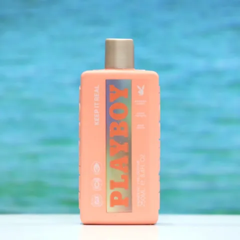 Sữa tắm Playboy KEEP IT REAL 250ml - Hương quýt, dâm bụt & xạ hương, Dưỡng ẩm & Làm sạch da, Sản phẩm thuần chay từ Đức