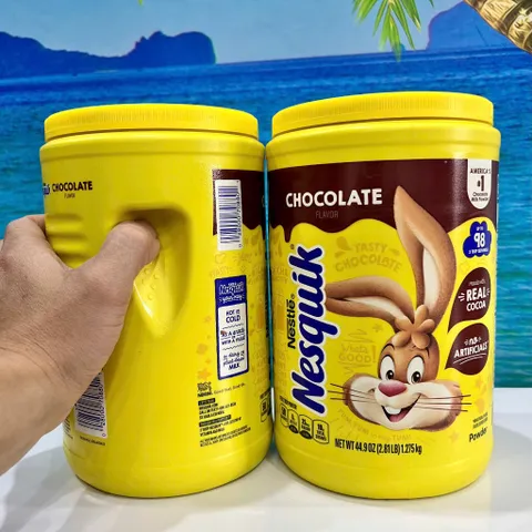 Bột Sô-cô-la Nesquik Chính Hãng - Hương Vị Ngọt Ngào Từ Ca Cao Thật, Hộp lớn 1.275kg