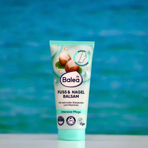 Kem Dưỡng Da Chân và Móng Balea Fuss & Nagel Balsam 100ml - Dưỡng Ẩm Chuyên Sâu, Chăm Sóc Mềm Mại và Chắc Khỏe, Vegan