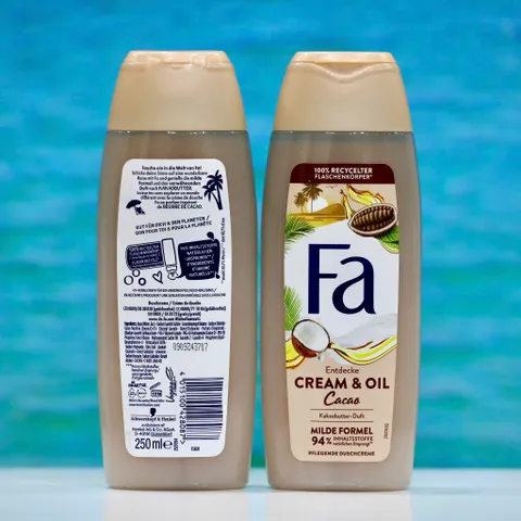 Sữa tắm Fa Cream & Oil Cacao 250ml – Giải Pháp Dưỡng Ẩm Da Từ Dầu Dừa Và Bơ Cacao