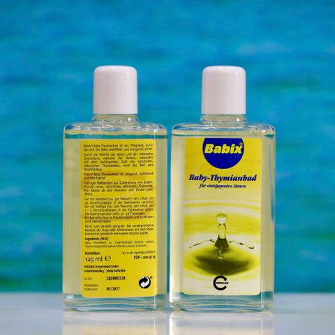 Tinh dầu Tắm Babix Baby-Thymianbad 125ml - Giúp Bé Thư Giãn Dễ Chịu Với Chiết Xuất Tự Nhiên An Toàn, Cảm Giác Thoải Mái