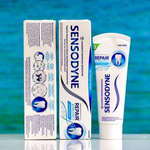 Kem đánh răng Sensodyne Repair & Protect Extra Fresh-Bảo Vệ Men Răng, Hơi Thở Tươi Mát hộp giấy 75ml
