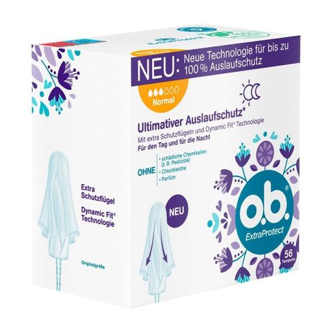 Băng vệ sinh Tampon 3 giọt O.B. ExtraProtect – Bảo vệ tối ưu cả ngày và đêm