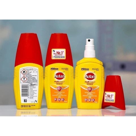 Xịt Chống Muỗi Autan 100ml - Hiệu Quả Cao, Mùi Thơm Dễ Chịu, Bảo Vệ Gia Đình Chống Côn Trùng, An Toàn Cho Bé Từ 2 Tuổi