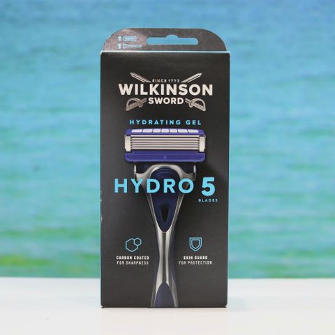 Dao cạo râu Wilkinson Sword Hydro 5 – Lưỡi 5 lưỡi kèm tay cầm chống trượt cho nam giới, cạo sát và nhẹ nhàng