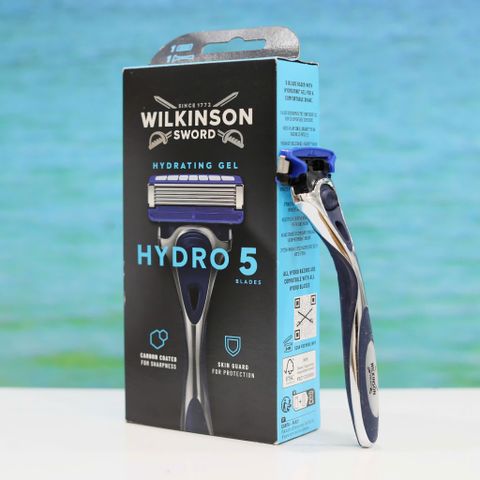 Dao cạo râu Wilkinson Sword Hydro 5 – Lưỡi 5 lưỡi kèm tay cầm chống trượt cho nam giới, cạo sát và nhẹ nhàng