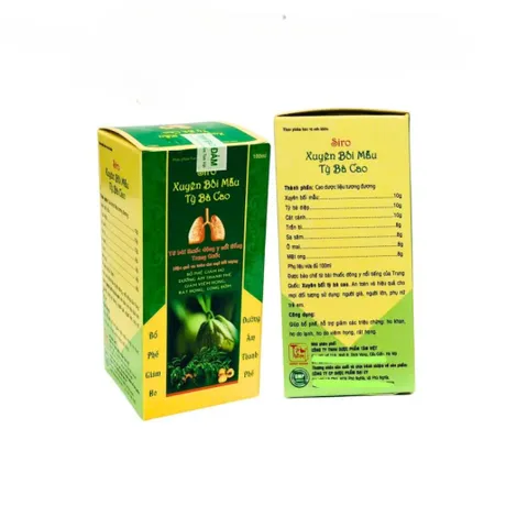 Siro Ho Xuyên Bối Mẫu Tỳ Bà Cao Tâm Việt 100ml - Giảm Ho, Bổ Phổi Cho Người Lớn & Trẻ Nhỏ, Hỗ Trợ Chăm Sóc Đường Hô Hấp