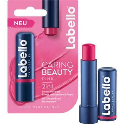 Son dưỡng môi Labello Lippenpflege Caring Beauty Pink, 4,8 g