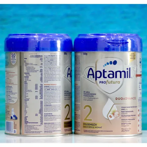 Sữa bột Aptamil Profutura 2 Duo Advance (Aptamil bạc số 2) của Đức - Cho trẻ từ 6 tháng tuổi