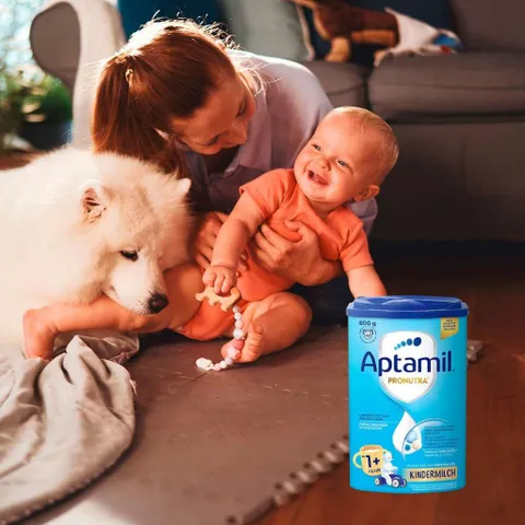 Sữa Aptamil Kindermilch Pronutra 1+ của Đức  – Dành cho trẻ từ 1 tuổi trở lên