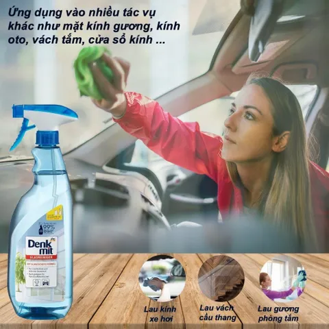 Dung Dịch Vệ Sinh Kính Denkmit Glasreiniger – Công Thức Sáng Bóng, Hiệu Quả Cao