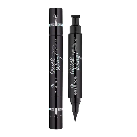 Bút Kẻ Mắt Essence Quick Wing Liner - Kẻ Mắt Đen Sắc Nét, Thiết Kế 2 Đầu Tiện Lợi, Chống Lem, Dễ Sử Dụng Cho Mọi Phong Cách Trang Điểm