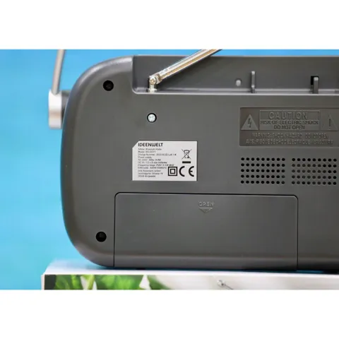 Radio Bluetooth Ideenwelt – Nghe đài FM và phát nhạc MP3, tiện dụng cho đi dã ngoại và tại nhà, Hàng Đức chất lượng cao