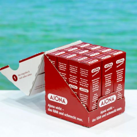 Combo 12 tuýp kem đánh răng Ajona Stomaticum 25ml - Chăm sóc răng miệng tự nhiên, trắng sáng và thơm tho, dành cho răng nhạy cảm