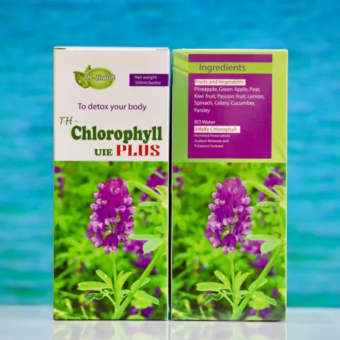 Nước Diệp Lục TH-Chlorophyll UIE PLUS 500ml - Giải Pháp Thanh Lọc Tự Nhiên, Hỗ Trợ Tiêu Hóa và Cải Thiện Sức Khỏe